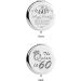 60th Birthday Silver Mirror and Makeup Bag Set for Women | Ideal 60th Years Birthday Gift Ideas - Buy Online on GoSupps.com