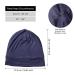 2-Piece Silk Satin Bonnet Set for Men with Natural Curly Hair - Black & Navy Blue - Buy Online on GoSupps.com