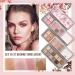 Sulily 12 Colors Matte Nude Eyeshadow Palette for Older Women - High Pigmented, Long Lasting, Ultra Blendable | 01 Pink Ink & Dragon Fruit Shades - Buy Online on GoSupps.com
