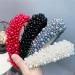 scicent Black Headband Faux Pearl Head Bands Wide Thick Hairbands Bridal Beaded Elegant Hair Hoop Wedding Hair Styling Accessories for Women Girls Black - 16801 - Buy Online on GoSupps.com