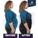 QORE LOGIQ XXL Abdominal Binder for Men + Women - Post Surgery Compression Garment & Hernia Belt - C Section Belly Binder - Adjustable Black - Buy Online on GoSupps.com