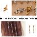 Buy Solustre Metal Dreadlocks Rings - Vintage Hair Tubes & Mushrooms | 9-Piece Set for DIY & Barber Salon - Buy Online on GoSupps.com