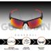 Guardian Baseball Sunglasses | Sports Sunglasses for Men, Women, and Youth | Ideal for Cycling, Running, Boating | Black/Red - Buy Online on GoSupps.com