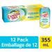 Canada Dry Club Soda Lemon Lime 12 Pack - Refreshing 355 mL Cans | International Shipping Available - Buy Online on GoSupps.com