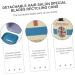 Minkissy Razor Blade Storage Box - 3-Set Dispenser & Waste Container for Easy Shaving - Iron Blue 7.6x7.6cm - Buy Online on GoSupps.com
