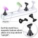150Pcs Nail Practice Painting Stand Kit with Press On Nail Tip Holder - Includes 100 Fake Nails, 48 Adhesive Putty for DIY Nail Art - Buy Online on GoSupps.com