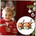minkissy 2 Pairs Christmas Hair Clips Winter Hair Barrettes Xmas Hair Pins Xmas Hair Clip Christmas Photo Booth Props Xmas Kids Hair Accessories Kids Decor Felt Christmas Socks Elk Child - Buy Online on GoSupps.com
