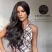 Esmee Long Wavy Black Synthetic Wig - 26 Inches | Heat Resistant for Daily Wear, Parties & Cosplay - Buy Online on GoSupps.com