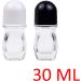 2 Pack Glass Roll-On Bottles - Refillable Essential Oil & Sunscreen Roller Applicators (30 ML) - Perfect for Travel & DIY - Buy Online on GoSupps.com