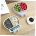 LABRIMP Box Food Tray Compartment Candy Holder Fruit Tray Food Storage Tray Ladybug Candy Stand - Buy Online on GoSupps.com