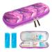 Youshares insulin cooling bag for diabetes travel bag for insulin pen insulin syringes insulin and other diabetic accessories diabetics bag with fridge pack for insulin (marble purple)