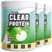 Clear Protein Vegan 1080g Green Apple - Incredibly delicious & refreshing protein drink - Vegane Clear Whey Protein/ISO Clear Alternative with high -quality pea protein hydrolysate - 56% protein green Apple 360 g (3 Series Pack)