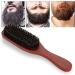 Professional Wild Boar Bristle Beard Brush for Men | Mustache Grooming & Hairdressing Tool - Buy Online on GoSupps.com