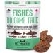 The Granville Island Pet Treatery|Dehydrated Protein Wild Salmon & Herring Treat for Dogs & Cats Slowly Dehydrated Raw Single Ingredient to Maintain Nurtients Vitamins and Healthy Oils 80g Salmon & Herring 80 g (Pack of 1)