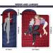 REDCAMP Flannel Sleeping Bag for Adults with Detachable Hood - Comfortable Cotton Camping Bag - Red/Grey/Blue - 3lbs Filling - Buy Online on GoSupps.com