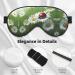 SSIMOO Ladybug Daisy Flower Eye Mask - Ultra-Soft Light-Blocking for Restful Sleep | International Shipping - Buy Online on GoSupps.com