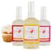 Hair Shots Heat Activated Hair Fragrance Bundle - Sugar Crush Collection (Strawberry, Cupcake, Cotton Candy) - Buy Online on GoSupps.com