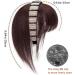 Headssband with Bangs 9.8 inch Clip on Bangs Synthetic Rhinestone Stylish Natural Bangs Hair Clip for Women Girls Brown Drk Brown - Buy Online on GoSupps.com