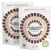 Classic Chocolate Gluten-Free Instant Oatmeal Porridge from The Great British Porridge Co - Naturally Sweet & Creamy Porridge Oats - 2 x 385g Pouch - 100% Natural Plant Based High Fibre