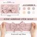ZOCONE 6 Pack Baby Hairbands - Soft Nylon Headbands for Newborns & Toddlers - Multicolor Elastic Bows & Turbans for Girls - Buy Online on GoSupps.com