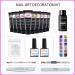 Poly Gel Nail Kit - 10 Color Builder Set with Slip Solution & Rhinestones - Buy Online on GoSupps.com