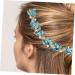 ABOOFAN Piece Rhinestone Chain Hair Comb Crystal Hair Clip Hair Comb Slide Clip Bridal Hair Pin Hair Clips Hair Side Comb Flower Girls Hair Pin Hair Fork Wedding Bridesmaid Headband Alloy Sky-blue 0.6X4.5X19CM - Buy Online on GoSupps.com