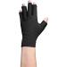 OTC Resting Splint Glove for Left Hand - Large 5 Finger Semi-Rigid Splints with Open Tips - Black - Buy Online on GoSupps.com