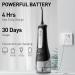 ZPN Cordless Water Dental Flosser - Portable Oral Irrigator with 4 Modes & 5 Tips - IPX7 Waterproof Teeth Cleaner for Home & Travel (Black - Buy Online on GoSupps.com