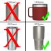 Replacement Lid Seals for 14 or 30 oz Stainless Steel Tumblers - YETI, RTIC, Ozark Trail, SIC, North - Set of 2 - Buy Online on GoSupps.com