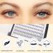 UIIOPJIOM Natural Look 10D/20D C Curl Individual Eyelash Clusters - 240PCS | Professional Self Adhesive DIY Volume Lashes Extension | 8-12mm - Buy Online on GoSupps.com