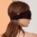 Buy Minimalist Black Sleep Eye Mask | No Pressure Design & Comfortable Non-Adjustable Headband - Perfect for Travel - Buy Online on GoSupps.com