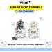 Vital Charcoal Mint Toothpaste Tabs - Natural Whitening Eco-Friendly Fluoride-Free Travel-Friendly 62 Tablets - Buy Online on GoSupps.com