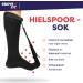 GroveFit Heel Spur Relief Package - Strassburg Socks Heel Pads & Brace for Pain Relief - Buy Online on GoSupps.com