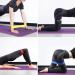 Fitness Band Set - 5 Strong Resistance Loop Bands for Muscle Building Pilates Yoga & Gymnastics - International Shipping Available - Buy Online on GoSupps.com