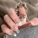 100pcs 3D Chrome Silver Cross Nail Charms - Y2K Vintage Nail Art Decorations for Acrylic Nails - Manicure Craft DIY - Buy Online on GoSupps.com