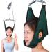 Neck Cervical Traction Device Unit Kit Home Over Door Neck Spinal Decompression Devices Traction Frame Relaxation Hammock Effective Decrease Neck Stress Tension Headache Green Constructive23