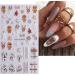 JMEOWIO 3D Embossed Christmas Glitter Nail Art Stickers Decals Self-Adhesive 5D Snowflake Xmas Winter Holiday Cute Cookies Nail Supplies Nail Art Design Decoration Accessories 4 Sheets - Buy Online on GoSupps.com