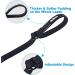 Petbonus Short Dog Leash & Safety Bracelet - Reflective Adjustable Soft Padded Handle - 2 Pack (Black & Red) for Extra Safety - Buy Online on GoSupps.com