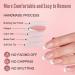 Harvia 30 Pieces Press-On Ballerina French Nails - Coffee & White Artificial Stick-On Nails - Buy Online on GoSupps.com