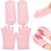 Moisturising Socks Moisturising Gloves and Socks for Dry Hands Foot Gel Spa Softens Cracked Silicone Foot Moisturiser Socks and Gloves for Hands Feet - Buy Online on GoSupps.com