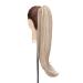 55 cm Claw Clip Ponytail Extensions - Curly Wavy Synthetic Hair for Women - Sandy & Bleached Blonde - Buy Online on GoSupps.com