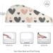 Colorful Hearts Hair Towel 2 Pack | Super Absorbent Quick Dry Hair Turbans for Women & Girls - Buy Online on GoSupps.com