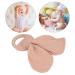 Shop Baby Teeth Wooden Ring | Soothing Bite Ring with Rabbit Ears Design | Safe Cotton Gauze - Peach Beige - Buy Online on GoSupps.com