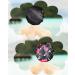 Soft Satin Head Scarf Sleeping Cap - 2 pc Set for Women with Long Curly Hair, Braids - Chic Pattern Headwear - Buy Online on GoSupps.com
