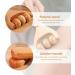 3-Part Wooden Roller Massager | Muscle Relaxation Device for Adults | Leg Massage Tool - Buy Online on GoSupps.com