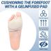 Metatarsal Pads with Gel for Men & Women - Relief for Morton s Neuroma & Metatarsalgia | 2 Pair Beige - Buy Online on GoSupps.com