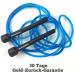 Sportivonetic Premium Adjustable Jump Rope - Fitness Crossfit Boxing for Adults & Children - Speed Rope in Blue - Buy Online on GoSupps.com