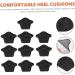 FOMIYES 25 Pairs Anti-Wear Stickers for Heels - Self-Adhesive Insoles & Replaceable Heel Pads for Comfortable Outdoor Wear - Black Foot Grips (5 Pcs - Buy Online on GoSupps.com