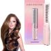 Portable Wireless Hair Straightening Brush | Fast Heating Anti-Scald Comb for Women | Lightweight Rechargeable Straightener in Pink - Perfect for International Shipping - Buy Online on GoSupps.com