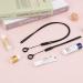 Desing Wish Anti-Lost Lip Balm Holder Silicone Neck Strap and Wrist Lanyard with Non-Slip Silicone Rings Necklace Chapstick Holder Wrist Strap Keychain Holder for Lip Balm Keys Black Medium - Buy Online on GoSupps.com